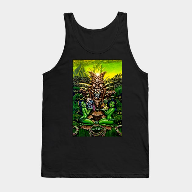 Zombie Tiki Tank Top by BigToe